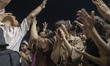 Iranian youths demonstrate their joy while participating in a celebration titled ''The Gre...