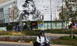 Kerastase billboard with Sidney Sweeney image is seen in Warsaw, Poland on September 12, 2...