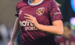 Oona Siren (4 West Ham United) warms up during the Barclays FA Women's Super League match...