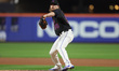 New York Mets relief pitcher Ryne Stanek (55) throws during the fifth inning of a baseball...