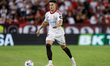 Castrin of Sevilla FC runs with the ball during the La Liga EA Sports match between Sevill...