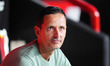 Dino Toppmoller of Eintracht Frankfurt  looks on  during the 1.Bundesliga match between Ba...