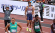 Samuel Reardon (GBR) stands before his 400m heat during the World Athletics Championships...