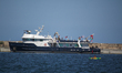 The ship known as ''Alma,'' which is part of the Global Sumud Flotilla and sails under the...