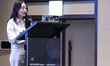 Kwak Pil-joo, Manager at Microsoft, speaks during the side event "Open Source Day" at the...