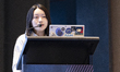 Kwak Pil-joo, Manager at Microsoft, speaks during the side event "Open Source Day" at the...