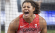Camryn Rogers of Team Canada  during the Women's Hammer Throw Final on day three of the Wo...