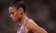 Sydney McLaughlin-Levrone (USA) prepares for her 400m semi-final during the World Athletic...