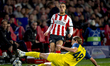PSV Eindhoven defender Sergino Dest and Union Saint-Gilloise defender Fedde Leysen play du...