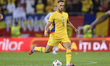 Virgil Ghita plays during the International Friendly match between Romania and Canada at N...