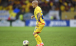 Ionut Mitrita is in action during the International Friendly match between Romania and Can...