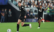 Dusan Vlahovic participates in the Champions League 2025-2026 match between Juventus and B...