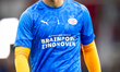 PSV Eindhoven goalkeeper Nick Olij plays during the match between PSV and Royale Union Sai...
