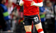 PSV Eindhoven midfielder Jerdy Schouten plays during the match between PSV and Royale Unio...