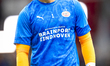 PSV Eindhoven goalkeeper Nick Olij plays during the match between PSV and Royale Union Sai...