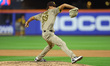 San Diego Padres relief pitcher Kyle Hart (68) throws during the fifth inning of a basebal...