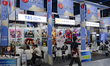 Visitors and buyers gather at the Japan booth during the 25th Broadcast Worldwide (BCWW 20...
