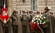 Soldiers of the Polish Army participate in the commemoration of the 86th anniversary of th...