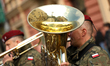 In Krakow, Poland, on September 17, 2025, the Polish Army Orchestra participates in the co...