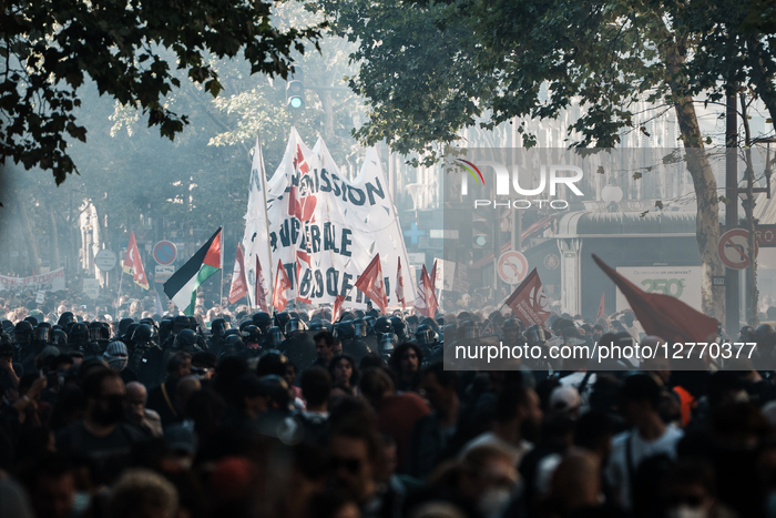 Massive Demonstration In Paris
