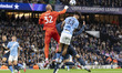 Vanja Milinkovic-Savic of SSC Napoli makes a save from Nico O'Reilly of Manchester City F....