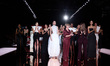 Models walk the runway wearing creations by Isabel Sanchis during the Spring/Summer 2025 s...