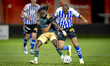 Top Oss midfielder Marcelencio Esajas and FC Eindhoven forward Rangelo Jange play during t...
