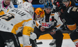 A National League ice hockey match takes place between HC Lugano and HC Ajoie at Corner Ar...