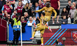 Jean Philippe Mateta (14 Crystal Palace) celebrates after scoring the team's first goal du...