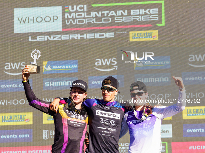 Men Lenzerheide Downhill Race Of The UCI Mountain Bike World Series