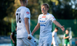 Kacper Prusinski plays during the game between Hutnik Krakow and Rekord Bielsko-Biala in K...