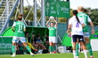Saint Etienne player Romanelli Marion participates in the women's derby football match bet...