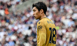 Daichi Kamada (18 Crystal Palace) looks on during the Premier League match between West Ha...