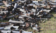 Ammunition remnants used by the Russian army shell the city since the beginning of the ful...