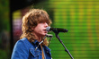 Jesse Welles performs during the Farm Aid 40 Music Festival in Minneapolis, Minnesota, on...