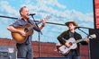 Dave Matthews and Lukas Nelson perform during the Farm Aid 40 Music Festival in Minneapoli...