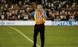 The singer Francisco sings the regional anthem of Valencia before the LaLiga match between...