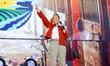U.S. Senator Amy Klobuchar (D-MN) introduces Margo Price during the Farm Aid 40 Music Fest...
