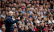 PSV Eindhoven trainer Peter Bosz is present during the match between PSV Eindhoven and AFC...