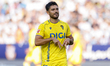 In Malaga, Spain, on September 21, 2025, Sergio Ortuno of Cadiz CF celebrates a goal durin...