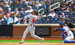 Washington Nationals' Daylen Lile (51) singles during the second inning of the baseball ga...
