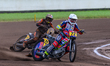 Jake Mulford (72) of Great Britain leads Wild Card Rider Romano Hummel (15) of The Netherl...