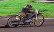 Wild Card Rider Romano Hummel (15) of The Netherlands practices during the FIM Long Track...