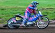 Stephan Katt, 42, from Germany, practices during the FIM Long Track World Championship Fin...