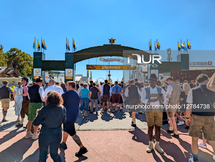 Entrance To Oktoberfest 2025
