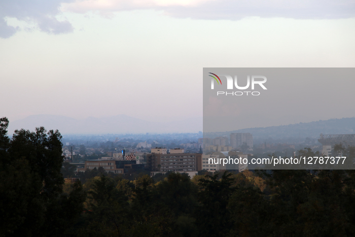 First Sunset Of Autumn 2025 In Mexico City