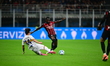 Fikayo Tomori of AC Milan is in action during the Coppa Italia Frecciarossa match between...