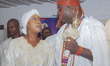 From left to right: Olori Aderonke Ademiluyi-Ogunwusi and Ooni of Ife, Oba Enitan Adeyeye...