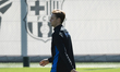 Frankie de Jong, a player of FC Barcelona, trains with the team ahead of the Spanish Leagu...