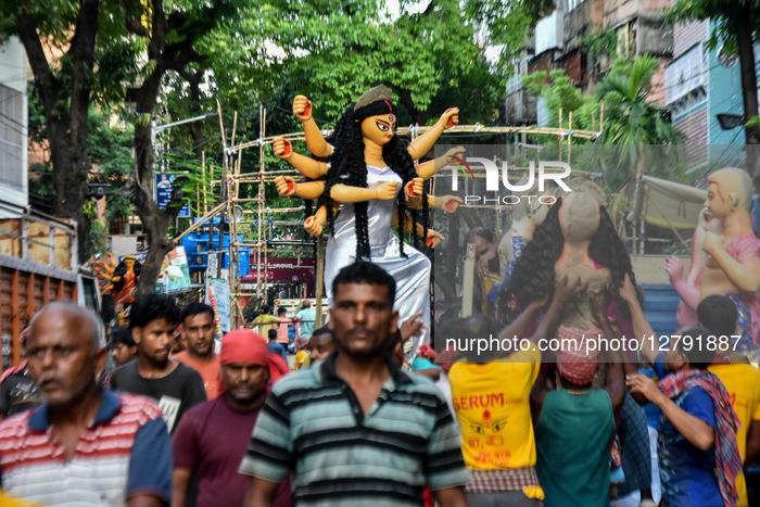Durga Puja Festival In Kolkata. 
